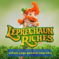 tabela jogo general imprimir