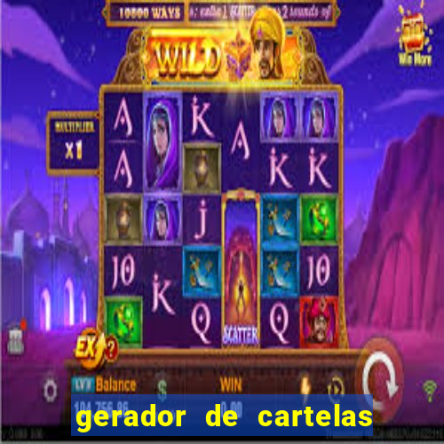 gerador de cartelas de bingo 1 a 99