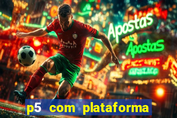 p5 com plataforma de jogos